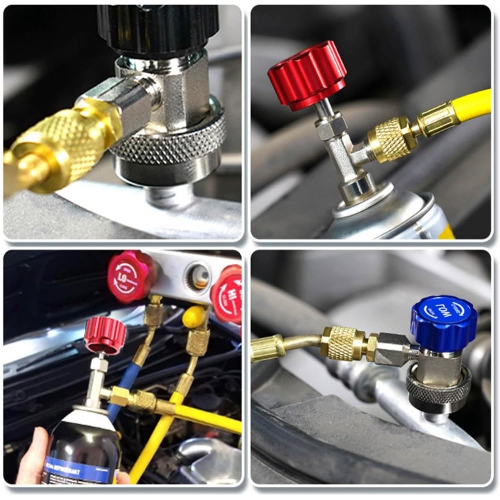 Tap Valve R134a Open Valve for Car Air Conditioner, Gas Charge, Supplies, M14