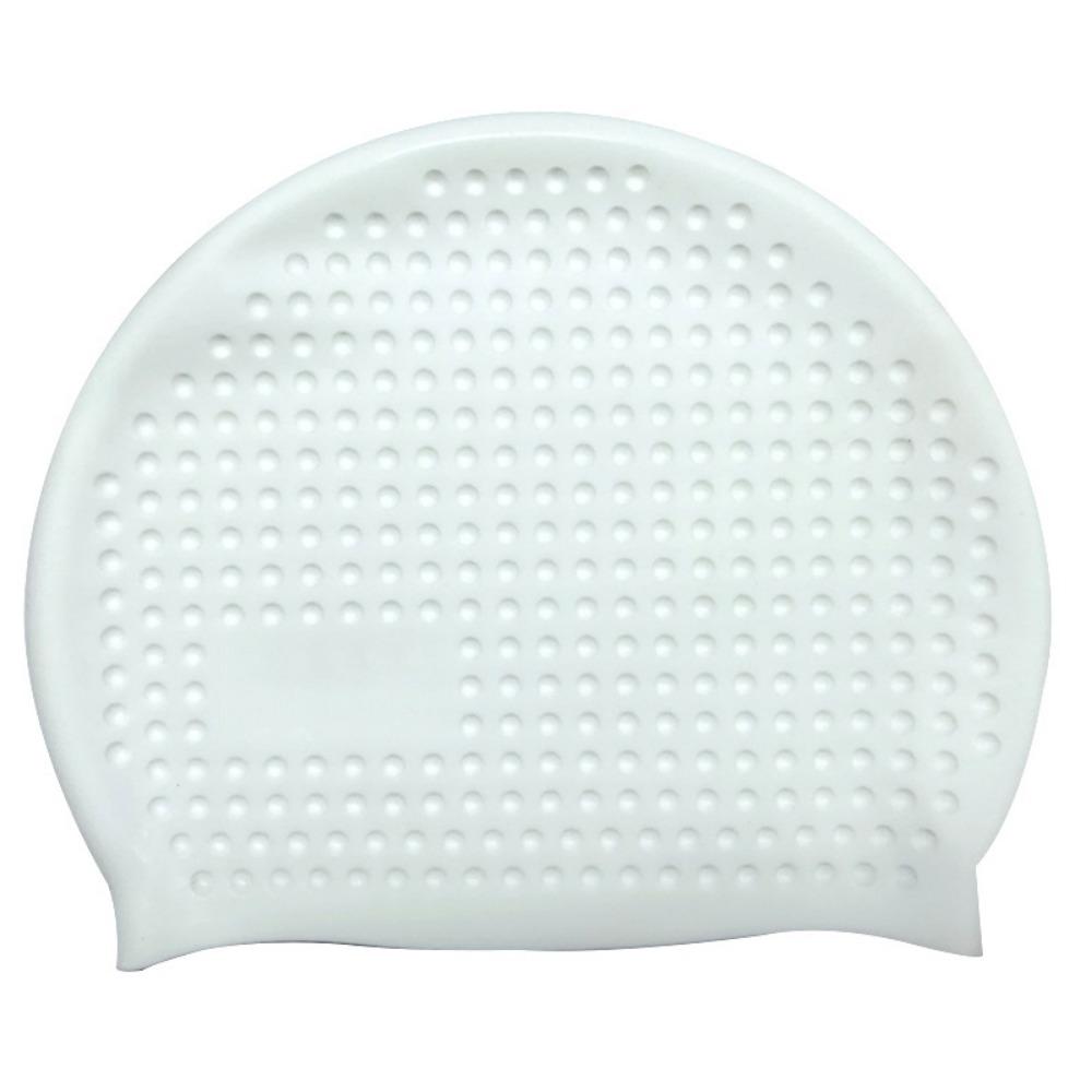 Non-Slip Silicone Swim Cap Elastic Wrinkle Free Snorkeling Cap Durable Long Hair Protection Waterproof Bathing Cap Swim Training