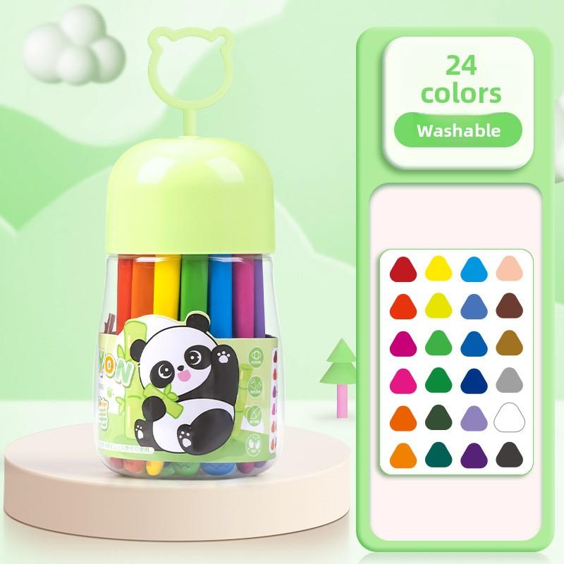 48 Colors Triangular Oil Pastels Smudge-Free Ergonomic Easy-Grip Break-Resistant Kid-Safe for Art Learning Creative Development