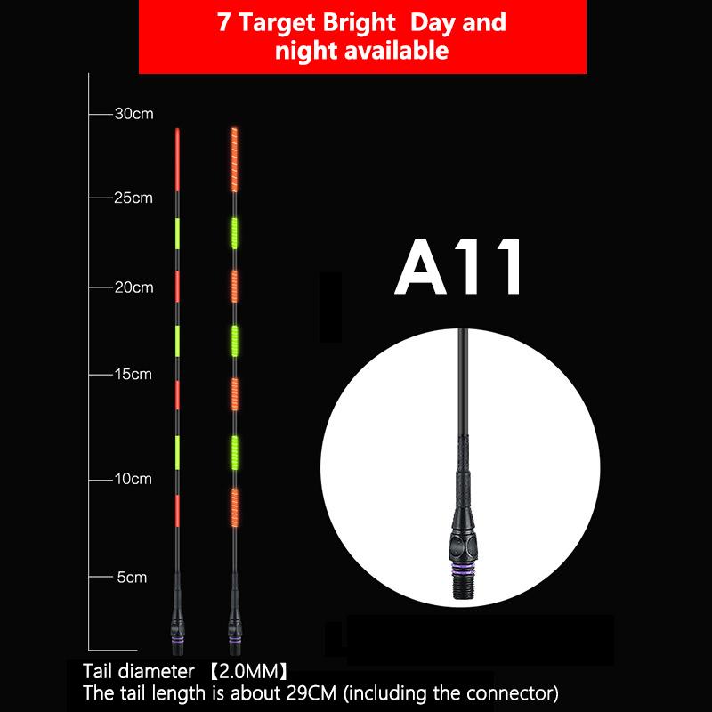 Smart Fishing Float Bite Alarm Fisk Agn Led Lys Fargeskifte Bøye Med