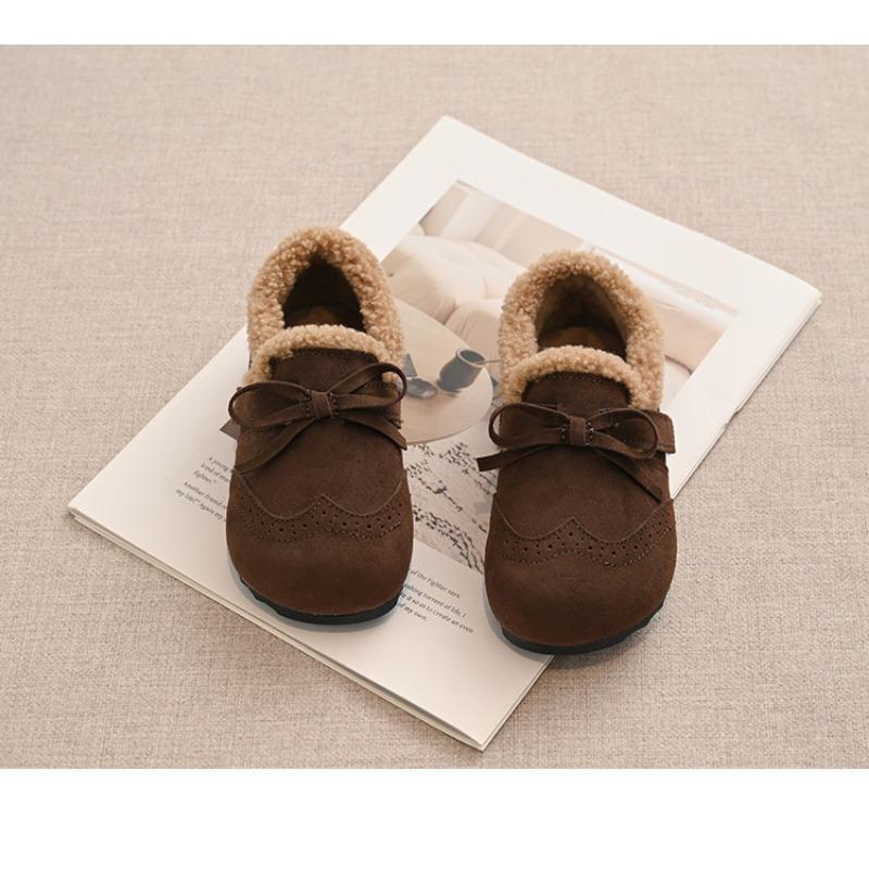 Kids Korean Style Fleece Lined Winter Shoes For Boys And Girls