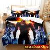 3D Print Game Mass Effec Bedding Set Printed Bed Set With Pillowcase Bed Duvet Cover Soft Single Double Queen Super King Size