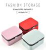 Compact PU Jewelry Organizer for Earrings and Ear Studs - Portable Storage Box