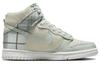 Nike Dunk High SE Tartan Plaid White Light Green GS DV1724-100