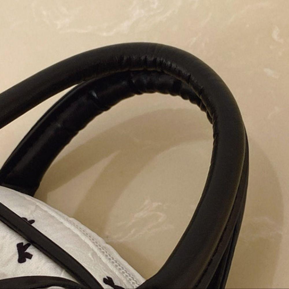 Y2K Bow Polka Dot Crossbody Bag Love Pendant Vintage Handbag Mini Top-Handle Bag  Women&Men