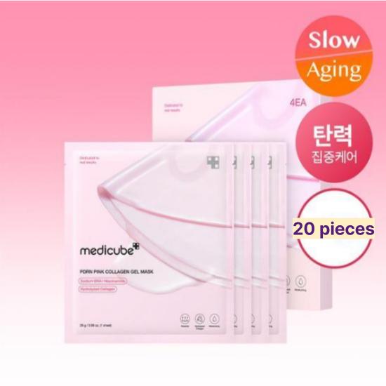 MediCube PDRN Pink Collagen Gel Mask (28g) 20 Sheets