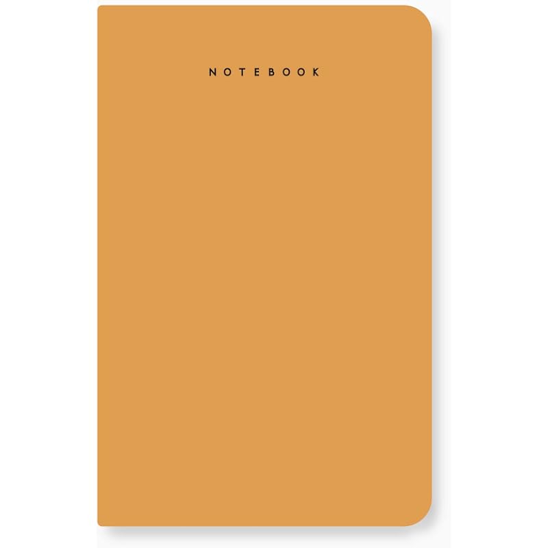 FACTOR NOTES A5 Notebook: 90 GSM | Ruled | 160 Pages (Earth Yellow)