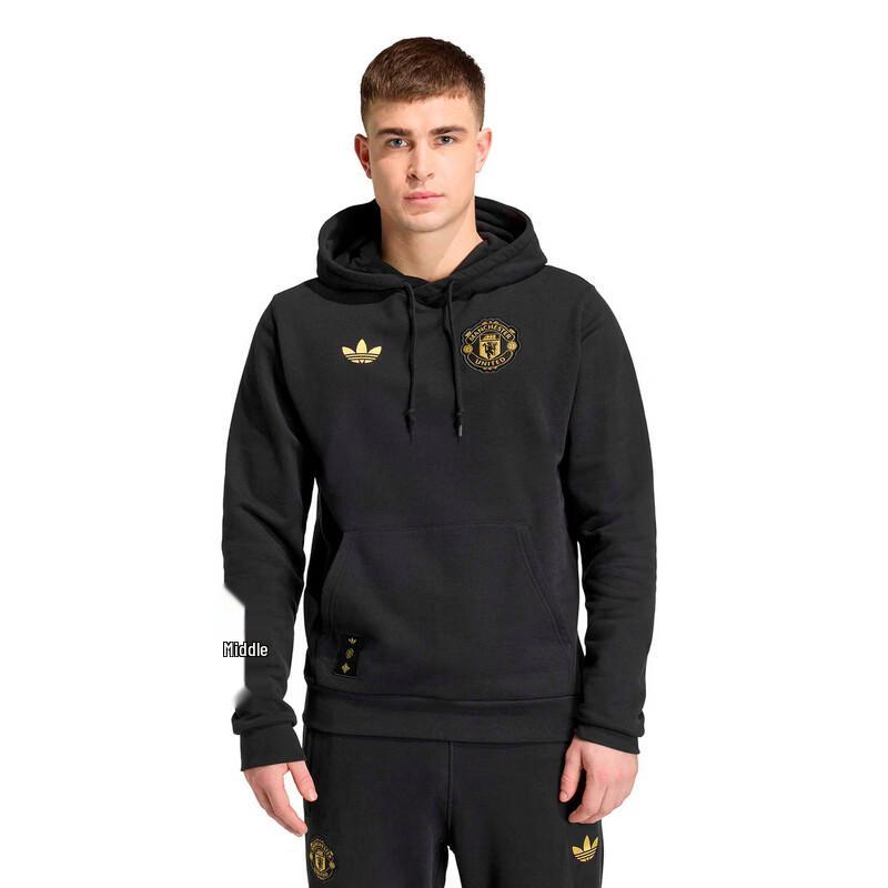 

Adidas Men s Manchester United Chinese Knot Series Football Culture Hooded Sweatshirt JM5565 XL