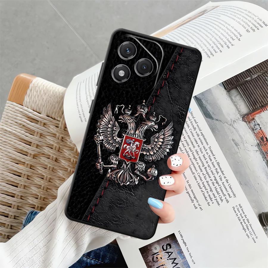 Case for Honor 90 Lite 70 8X X9c X8 X9 X9a X7 X7a Soft Back Phone Cover Russia Russian Flags