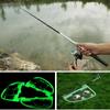Fluorescent Fishing Tackle Rod Pole Tip Clip Twin Bell Alarm Alert Night Ring