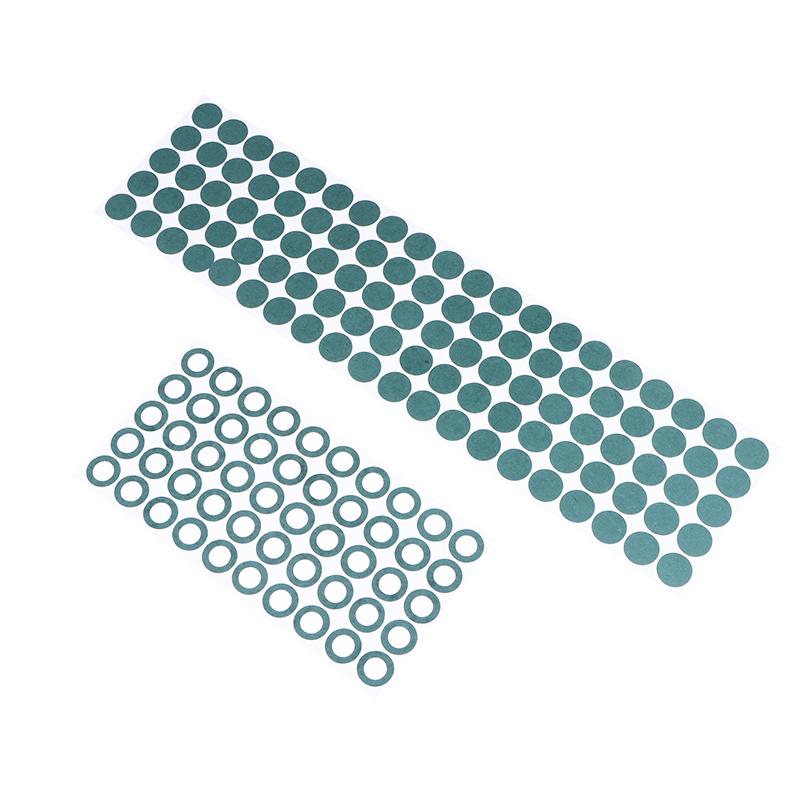 200Pcs Self-Adhesive 18650 21700 26650 32650 Battery Insulating Gasket Li-Ion Battery Insulation Electrical Insulation Pad Rings