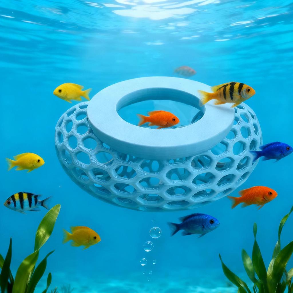 Betta Hammock Floating Interactive Feeder Betta Hammock Tunnel Fish Toys For Catfish Clown Crab Dwarf Shrimp Reptile Aquatic