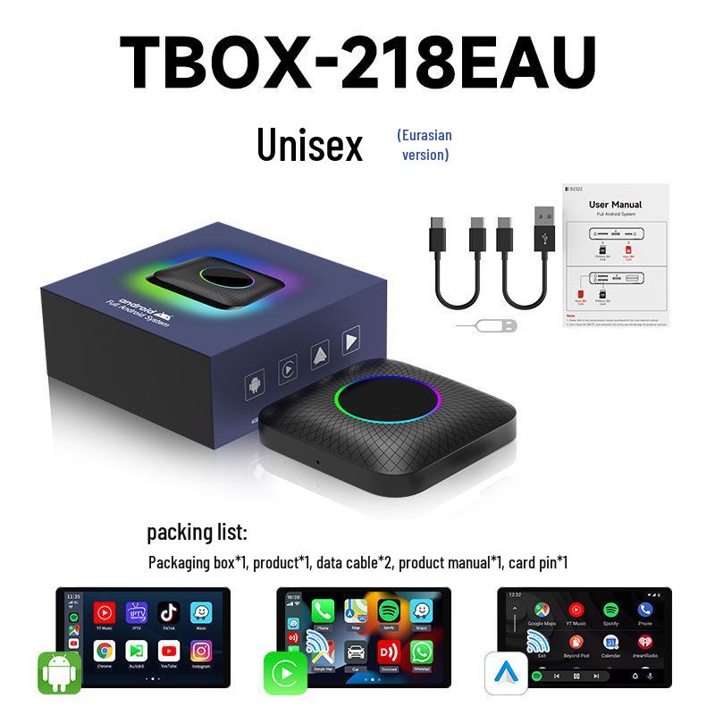 

Адаптер Carlinkit с проводного на беспроводной CarPlay (SDM660) - Умный Android Автобокс 4GB RAM + 64GB Storage