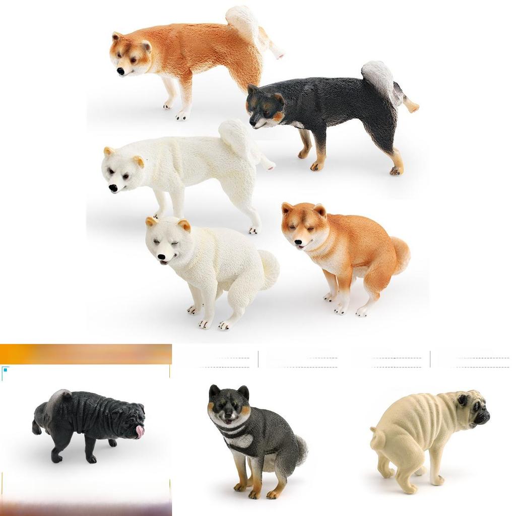 Pvc Realistic Shiba Inu Puppy Figure For Childrens Cognitive Play Animal Decor
