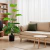 43" Artificial Palm Tree With 15 Green Leaves - Outdoor UV Resistant Artificial Plant For Various Room Types, Does Not Include Pot