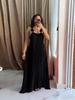 European and American summer new sweet and fresh suspender backless pleated dress long dress