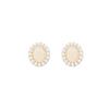 French Retro Opal Pearl Earrings Women's Niche Design Stud Earrings 2025 New Ear Jewelry