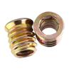Wood Threaded Insert Nuts Zinc Plated Carbon Steel Furniture Nut (M8*15mm)