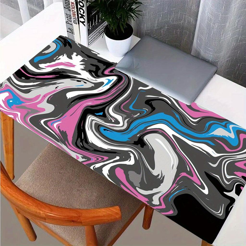 Topographic Abstract Waves Mousepad Gamer Office Mat Mouse Pad Light Gaming Room Desk Mat Art Keyboard Mats Mausepad Company