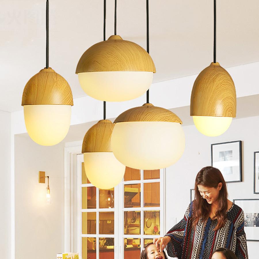 E27 Nordic White Glass Pendant Lights Restaurant Globe Glass Ball Pendant Lamp Dining Room Kitchen Hanging Lamp Decor