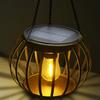 2Pcs Solar Rustic Pumpkin Light IP65 Waterproof Vintage Decorative Light 800mAh LED Pendant Lantern Tree Garden Patio Decoration