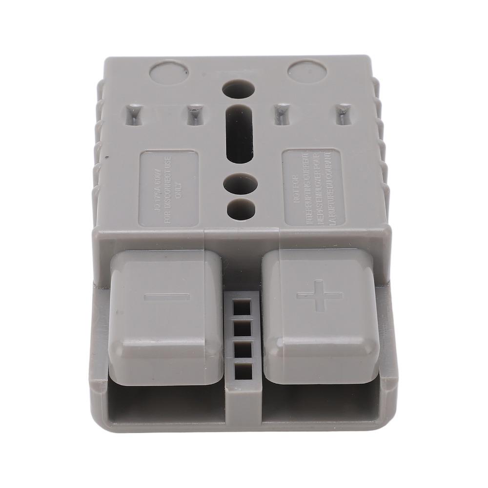 2PCS Universal 175A Quick Disconnect Connector 600V Grey Quick Connect Disconnect Wire Harness Connector Plug Car Trailer