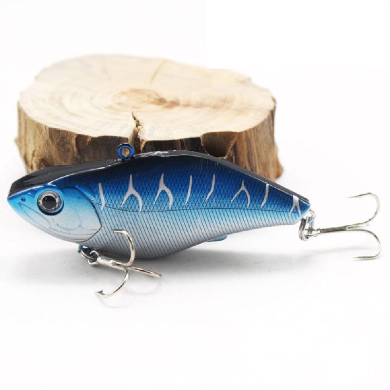 

Рыболовная приманка 7 см 13 г VIB Swing Тонущая приманка для окуня Черные никелевые крючки Полный плавательный слой Искусственный