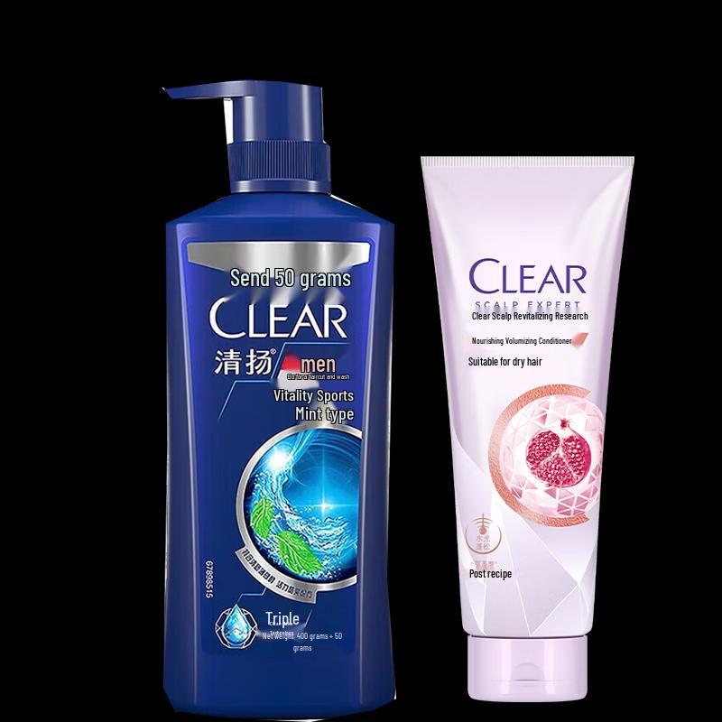 Clear Men Anti-Dandruff Active Sport Mint Shampoo & Conditioner Set