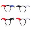 Costume Accessories Halloween Devil Horn Headpiece Two-color Cosplay Costume Props  Costume Party