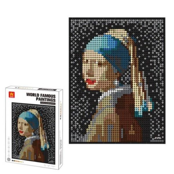 

(Всемирно известные картины) Девушка Блок (5120) с жемчужными серьгами (5120)