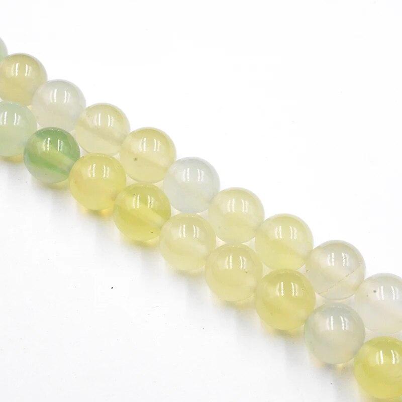 Zelené hroznové achátové korálky 4-12 mm volné kamenné korálky velikost pro výrobu šperků volné doplňky DIY