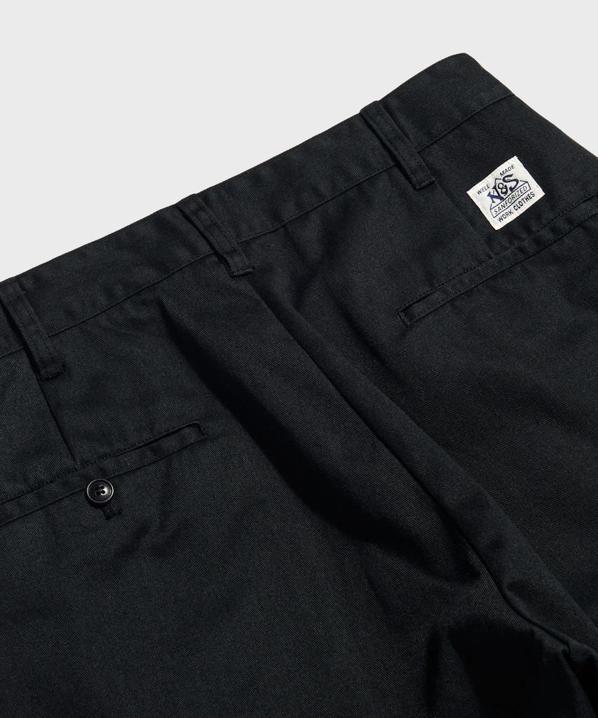 Beulonseun 1970S Straight-Leg Work Pants Black
