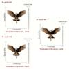 Vintage Acrylic Eagle Cross Car Hanging Ornament Perfect For Stylish Interior Decor