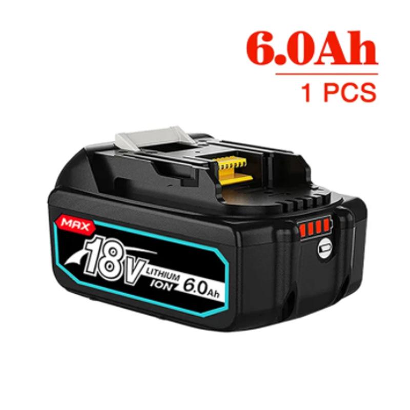 18V 8000mAh Lithium-Ion Replacement Battery for Makita BL1860B Power Tools