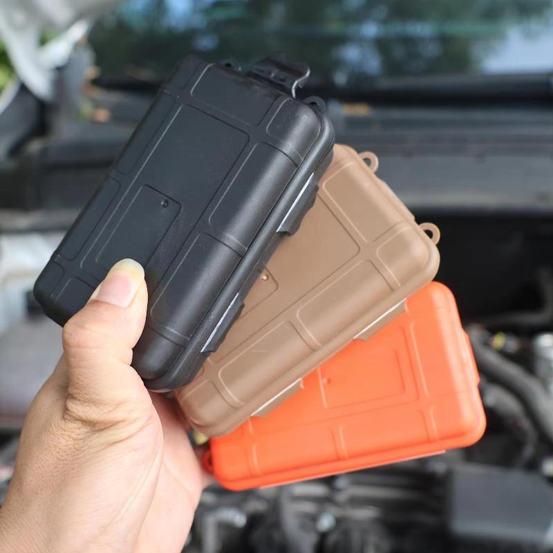 1/2/3Pcs Airtight Plastic Case Waterproof Shockproof Storage Box For Outdoor Camping Survival Gear Hard Shell Travel Container