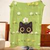 Art F-flow Throw Flannel Throw Blanket, Lightweight Cozy, Durable Washable Cute Cool