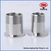 304 Stainless Steel Male Thread Clamp Connector, GMP Certified Food Grade