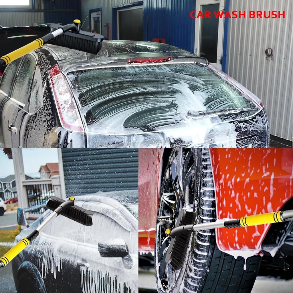 36" Extendable Ice Scrapers for Car Windshield 360°Pivoting Snow Brush for Car Snow Scraper Detachable Snow Removal Tool for Cars,Trucks,SUVs,