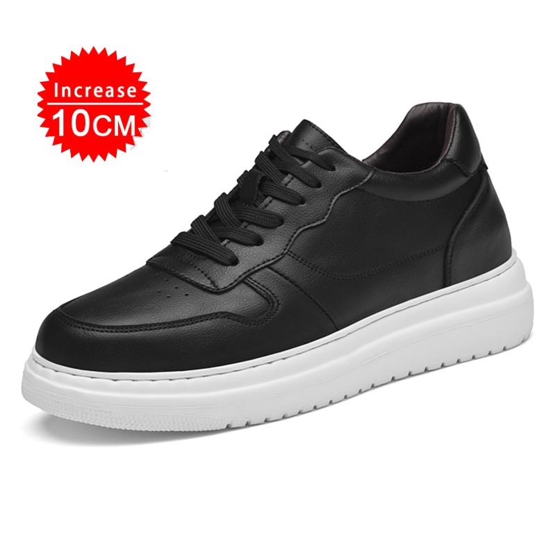 Plattform-Aufzugsschuhe Herren Damen Anhebende Plateau-Schuhe Weiß Höhere Turnschuhe Versteckte Höhensteigerung Erhöhen Sportschuhe Freizeit