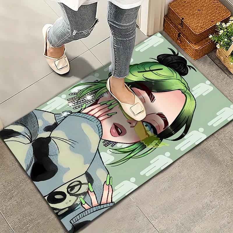 Billie Eilish Carpet Rug For Living Room Bedroom Home Sofa Decoration Kids Play Nonslip Floor Mat