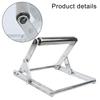 Foldable Support Frame Adjustable Cutting Machine Stand Metal Material Sturdy Construction Compact Size Convenient Design