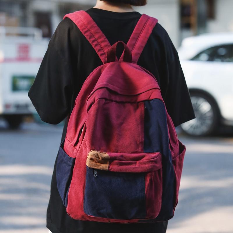 Школьный рюкзак Color Block для женщин — фото 15