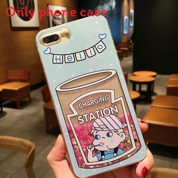 Unicorn Ice Cream Perfume Bottle Pattern Phone Cases For Iphone 6 6s 7 8 Plus
