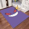 Purple Monster Face Design Carpet Suitable As a Non-slip Mat for the Living Room or Bedroom Sofa
