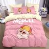 Piggy Duvet Cover Pillowcase Bedding Set BoyGirl Bedroom Decoration Children-Gift Single Double Large SizeZip Duvet Cover