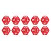 40Pcs 12 Sided Dice Set Polyhedral Dice for Family Party Board Game Pub Club Game Red