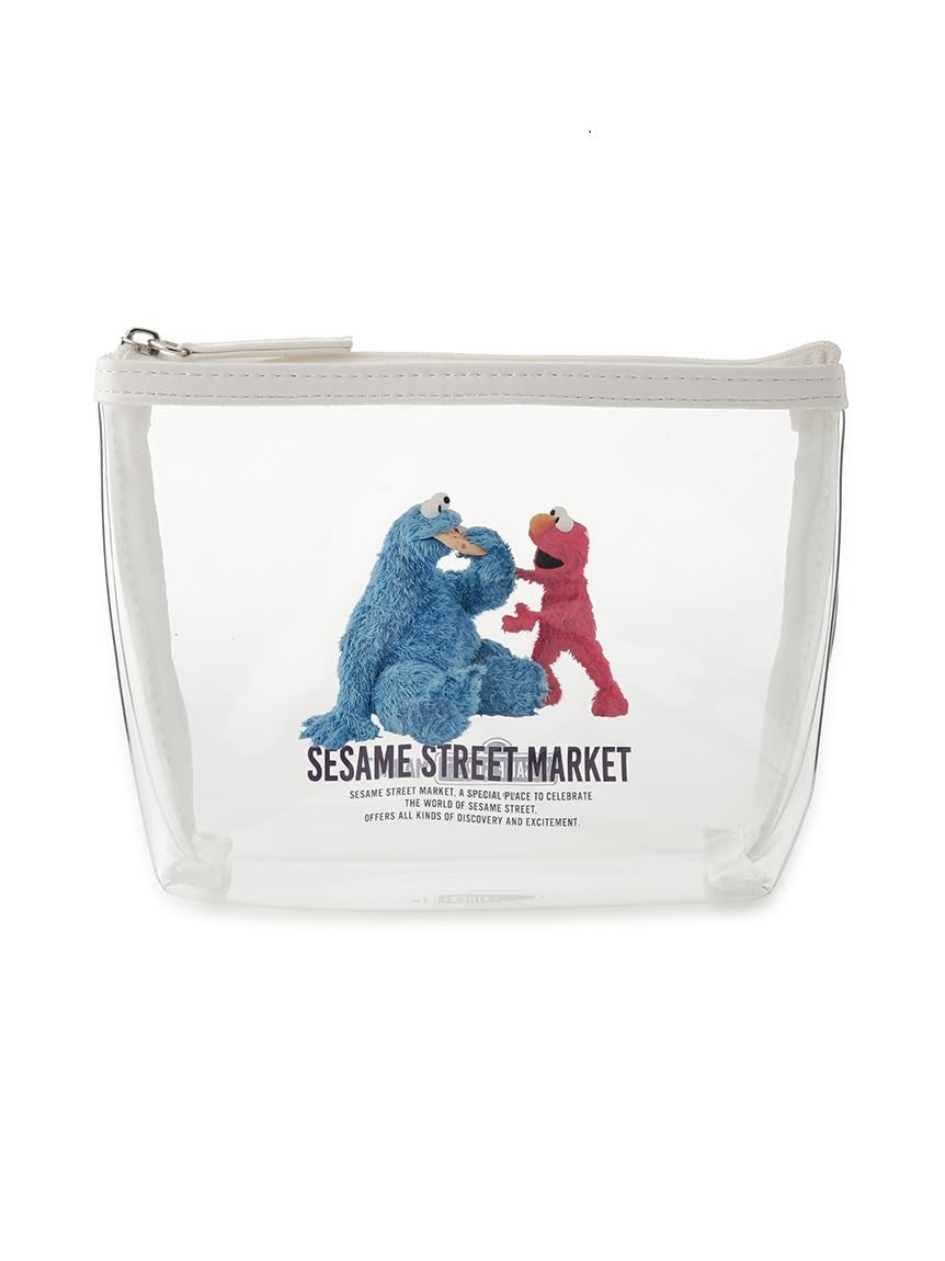 

Sesame Street Market Photo Print Clear Pouch SSMUGB239208 Women s A Free Size