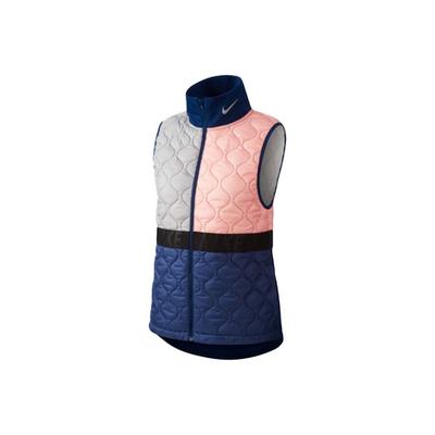 Entraînement Sportif Tricot Color Block Col Montant Gilet en Coton Femme Gilets BV3870-697