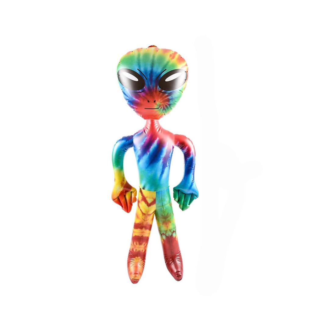 Inflatable Alien Doll Toy Large Size Durable Material Lightweight Portable for Indoor Outdoor Decoration and Party Events Fun Activity