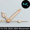 High quality watch hands blue-green/green luminous hands suitable for N  H35 NH36/ETA 2836 2824/8205 8215 movements